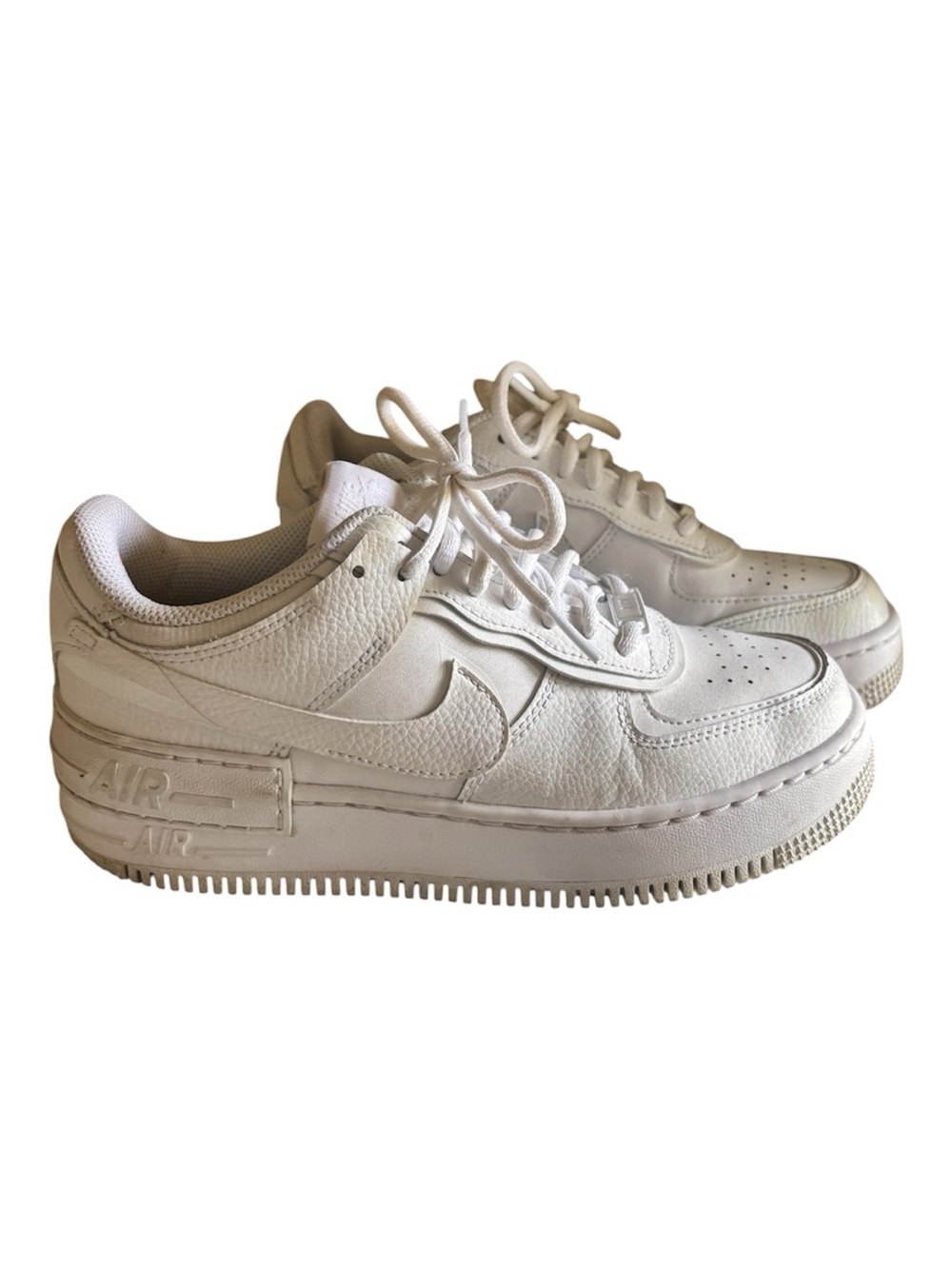 Nike Air Force 1 Shadow Triple White CI0919-100 Women Size 7.5